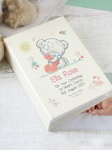 Next Me to You Personalised Tatty Teddy Photo Album - Navy/Burgundy- Buy online at McGrocer