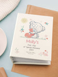 Me to You Bear personalised photo album navy burgundy, imported from the UK