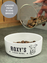 Next PMC Personalised Dog Breed Ceramic Food Bowl- Buy online at McGrocer