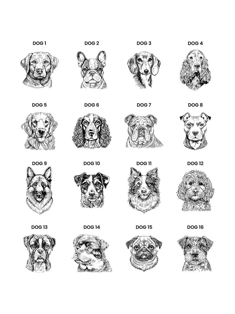 PMC personalised dog garden memorial cloud resin, UK version