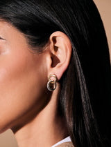 Next Lauren Ralph Lauren Two Tone Circle Link Drop Earrings Fashion Earrings- Buy online at McGrocer