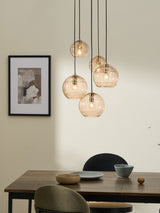 Next MADE.COM Mika 5 Cluster Light Black/Champagne- Buy online at McGrocer