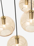 MADE.COM Mika 5 cluster light black champagne, UK version