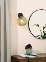 Next MADE.COM Mika Wall Light Black/Green- Buy online at McGrocer