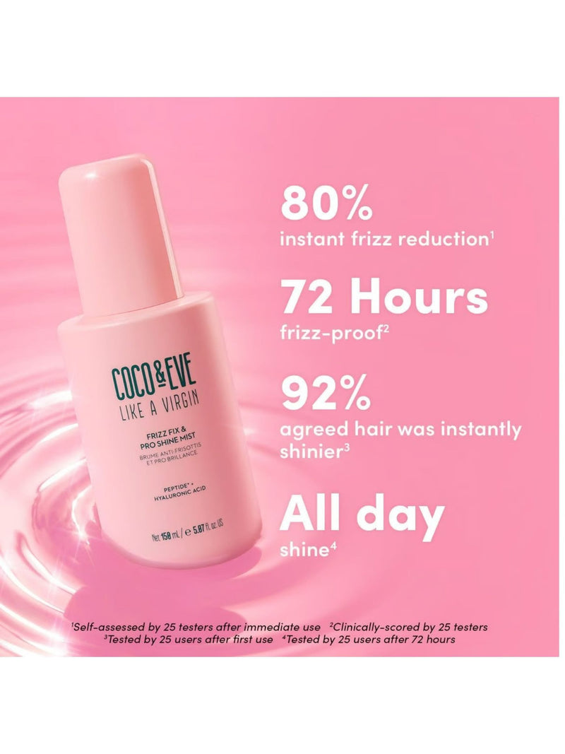 Coco & Eve frizz fix hair mist - British product