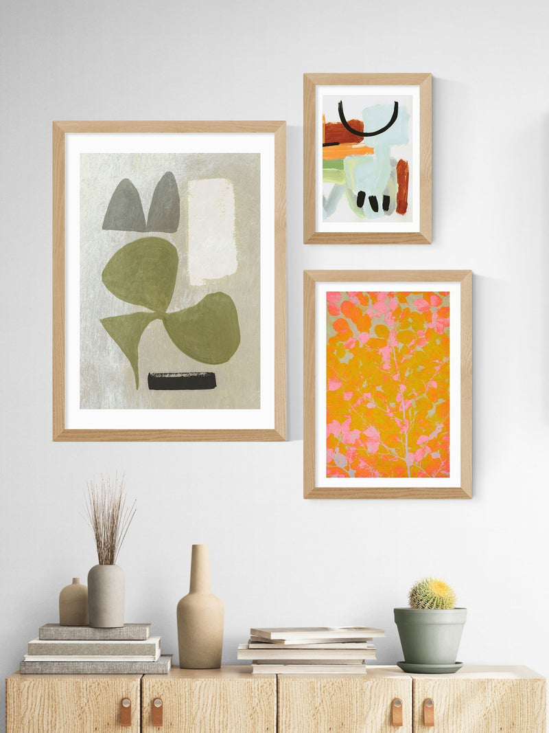 East End Prints Oak Guided Framed Art Print