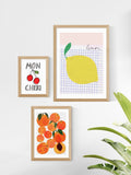 East End Prints Oak Big Lemon Framed Art Print
