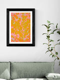 East End Prints Black Colourful Autumn Framed Art Print