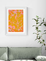 East End Prints White Colourful Autumn Framed Art Print