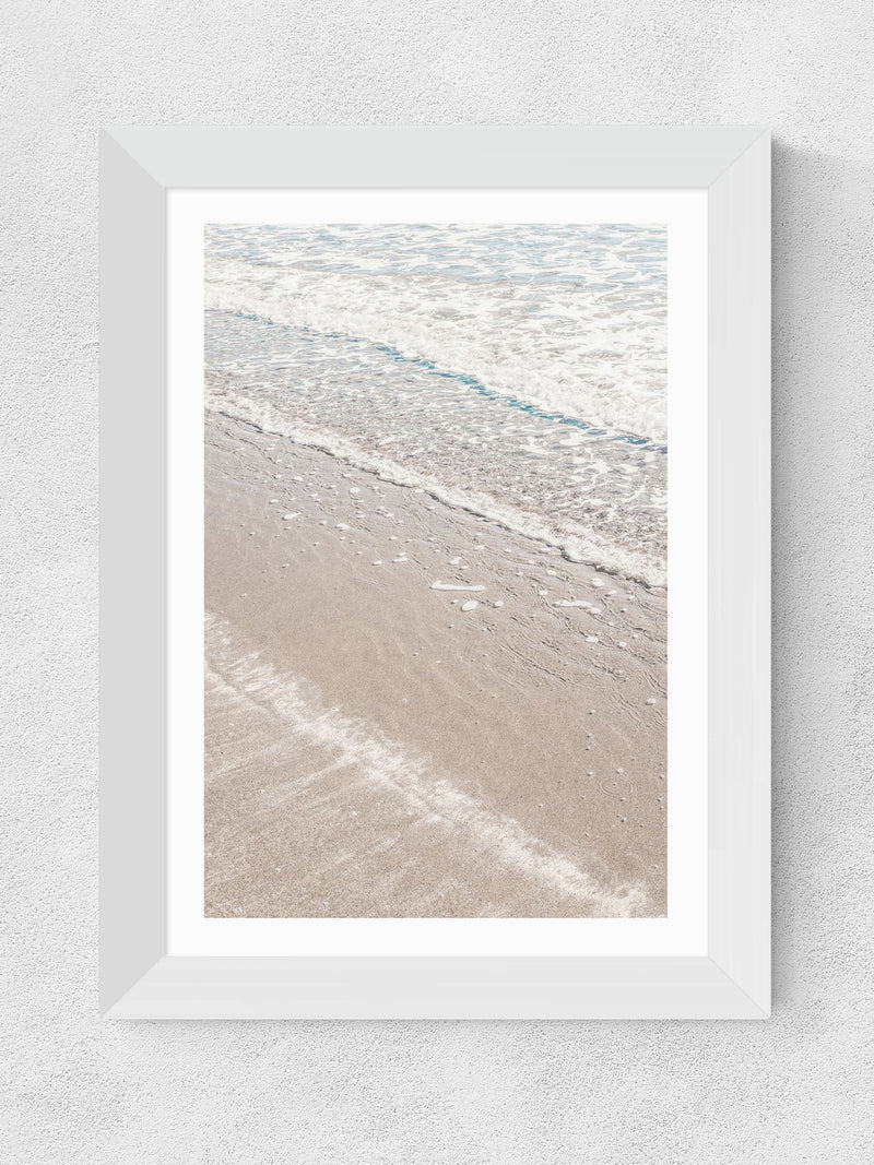 East End Prints White Beach 4 framed art print - British product