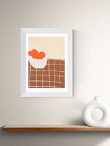 Next East End Prints White Oranges Framed Art Print- Buy online at McGrocer