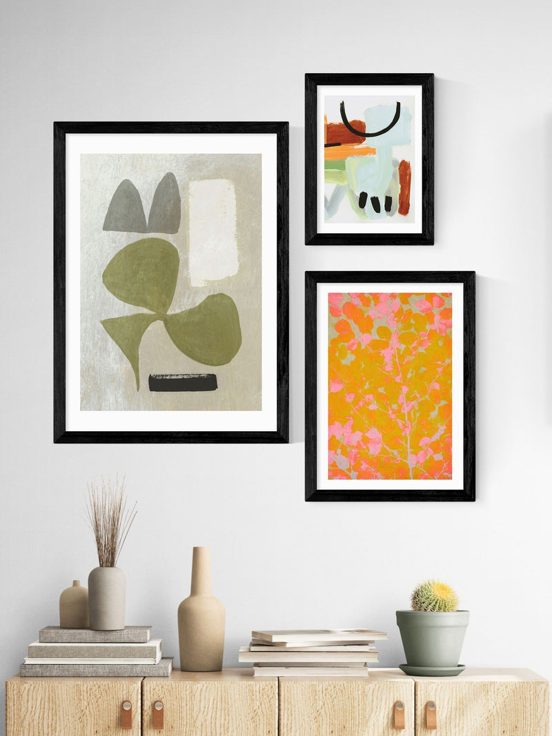 East End Prints Black Guided framed art print - British product