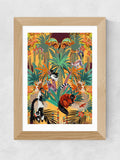 East End Prints Oak Treetop Tango Sunshine Framed Art Print