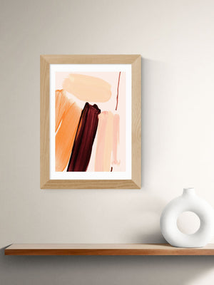 East End Prints Oak Minimalist Painting IV Framed Art Print