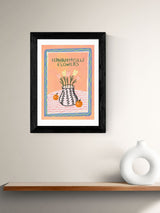 Next East End Prints Black I Can Buy Myself Flowers Framed Art Print- Buy online at McGrocer