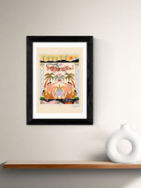 Next East End Prints Black Tropical Serenade Framed Art Print- Buy online at McGrocer