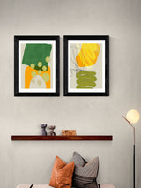 Next East End Prints Black Painted Lines Framed Art Print- Buy online at McGrocer
