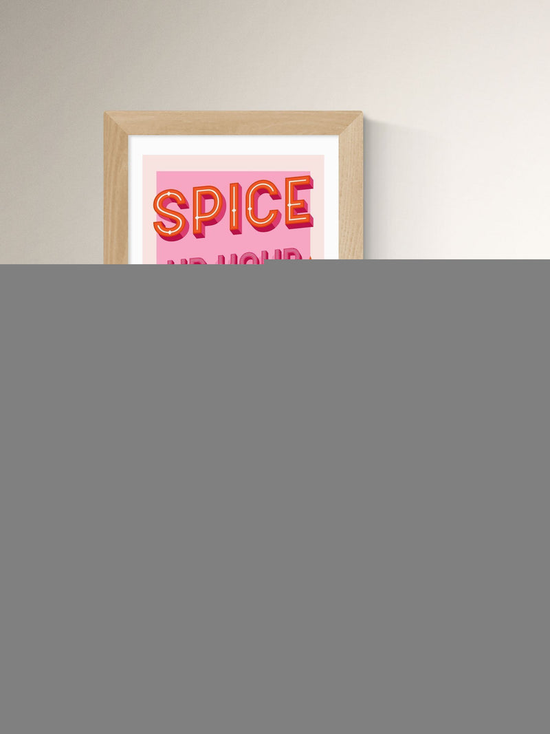 East End Prints Spice Up Your Life framed print, UK version