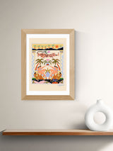 Next East End Prints Oak Tropical Serenade Framed Art Print- Buy online at McGrocer