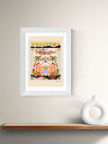 East End Prints White Tropical Serenade framed art print - British product