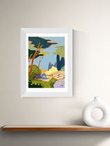 Next East End Prints White Forever Holiday Framed Art Print- Buy online at McGrocer