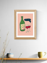 Next East End Prints Oak Wine Framed Art Print- Buy online at McGrocer
