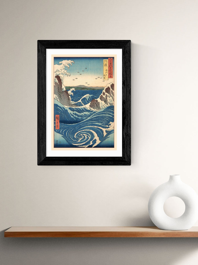 East End Prints Black Famous Views framed art print - British product