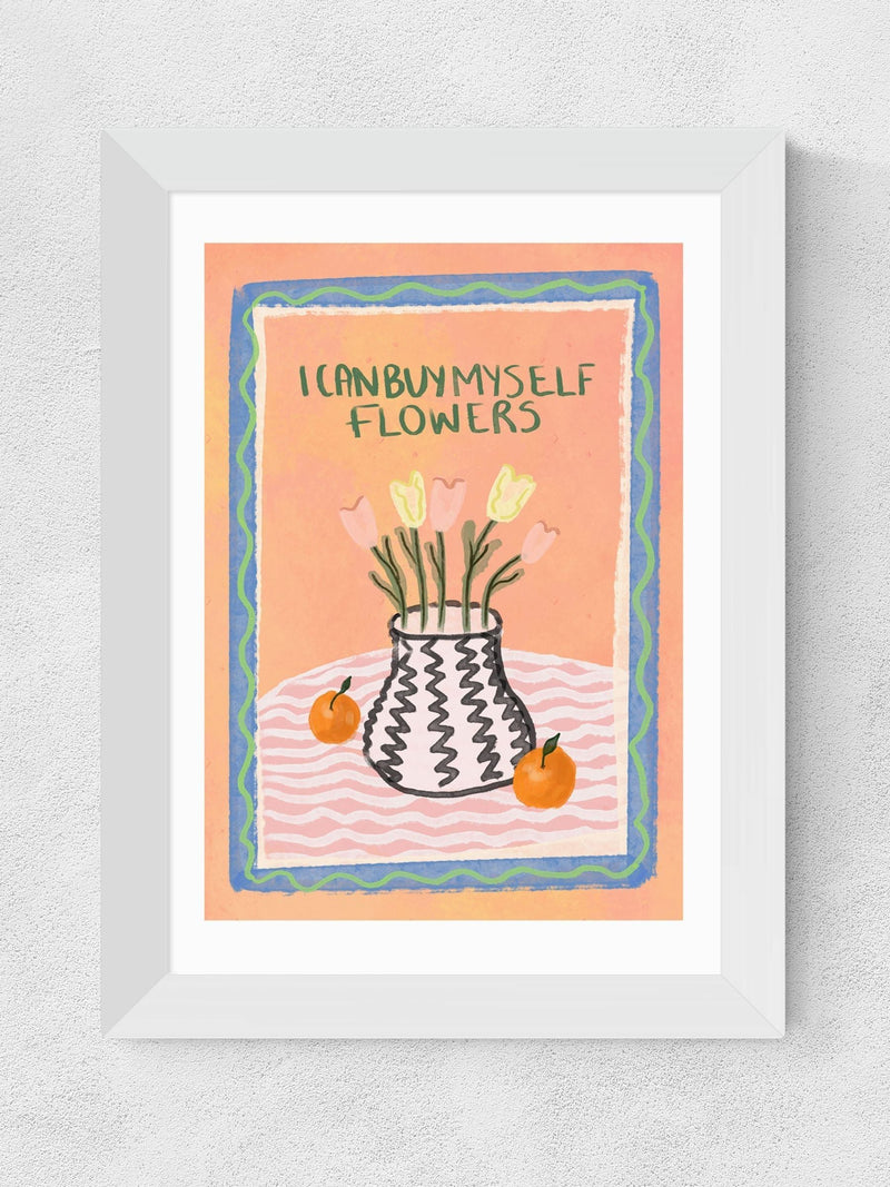 East End Prints flowers framed art print - British product