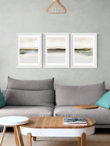 Next East End Prints White Orkney Triptych Framed Art Print- Buy online at McGrocer