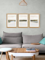 Next East End Prints Oak Orkney Triptych Framed Art Print- Buy online at McGrocer