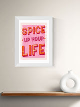 Next East End Prints White Spice Up Your Life Framed Art Print- Buy online at McGrocer