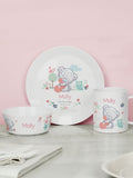 PMC Personalised Tatty Teddy Animal Plastic Breakfast Set, imported from the UK