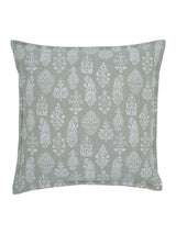 Next Murmur Mourne Green Arna 100% Cotton Cushion 50cm x 50cm- Buy online at McGrocer