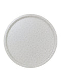 Melamine tray with floral pattern in linen colourway, 46cm diameter, imported from the UK