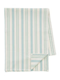Land & Shore green ticking stripe table runner, UK version