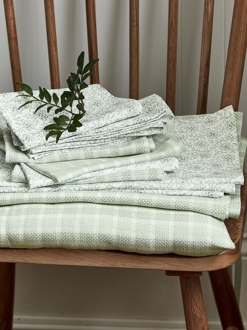 Murmur sage vine tea towels 50cm x 70cm, imported from the UK