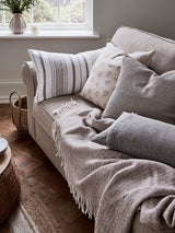 Next Murmur Grey Cara Wool Throw 170cm x 130cm- Buy online at McGrocer