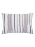 Murmur Grey Finn Cushion woven stripe 40x60cm (British brand)