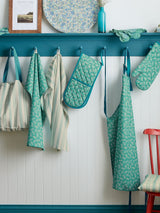 Next Land & Shore Green Livie Double Oven Gloves- Buy online at McGrocer