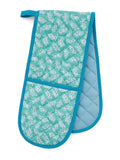 Land & Shore Green Livie double oven gloves, UK version
