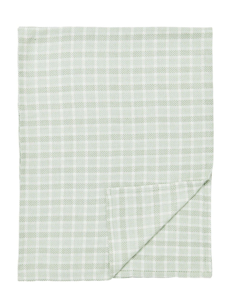 Murmur sage green table runner 40 x 230cm, imported from the UK