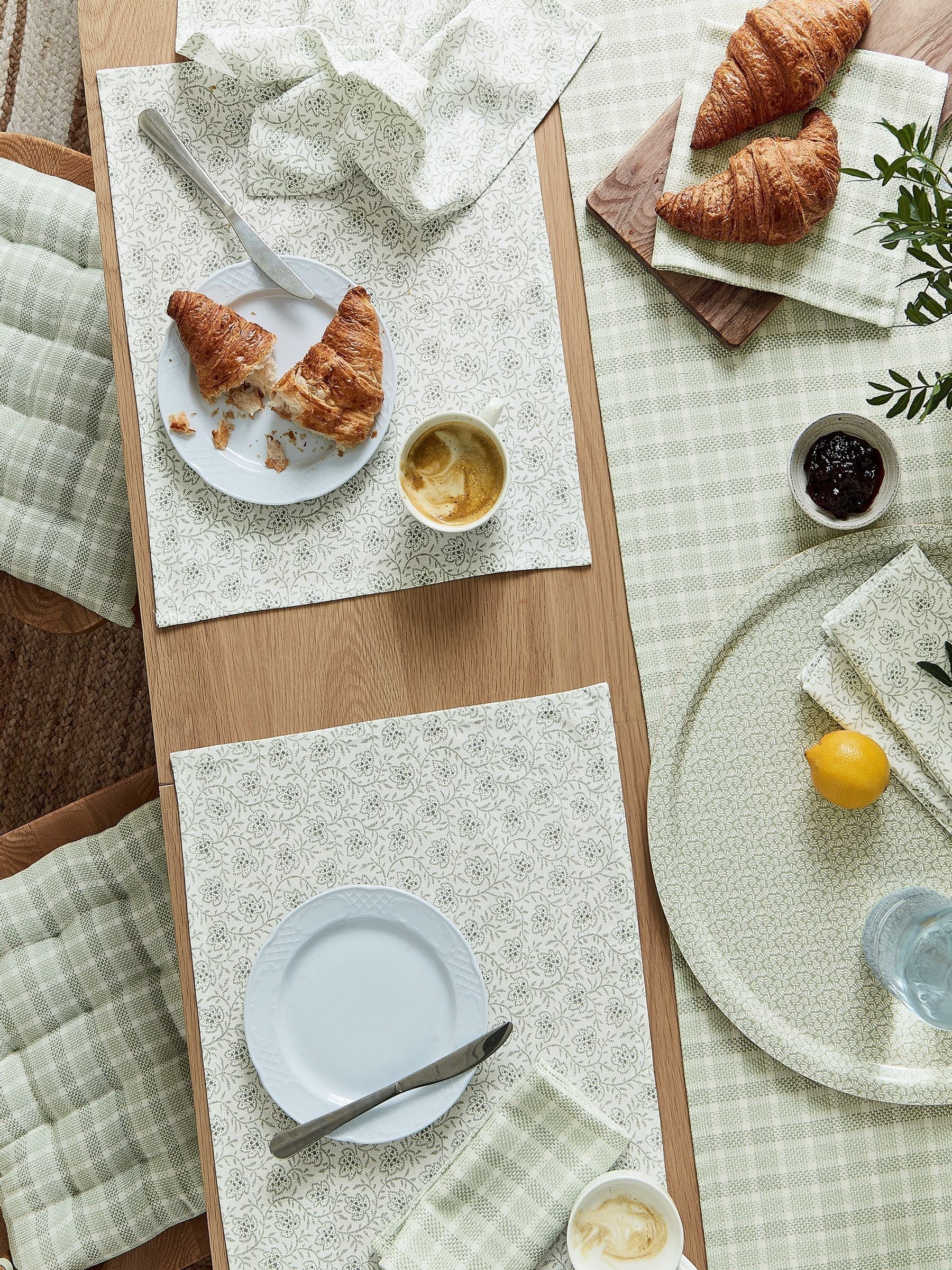 Murmur Sage Tara Table Runner