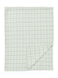 Murmur sage green table runner 40 x 230cm, imported from the UK