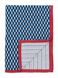 Land & Shore Inis hand stitched cotton throw, UK version