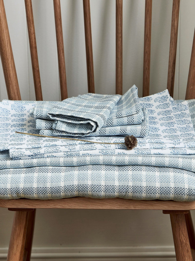 Murmur Ballintoy Blue Tara table runner 40 x 230cm, imported from the UK