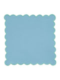 Land & Shore green scallop trim napkins 4 pack, UK version