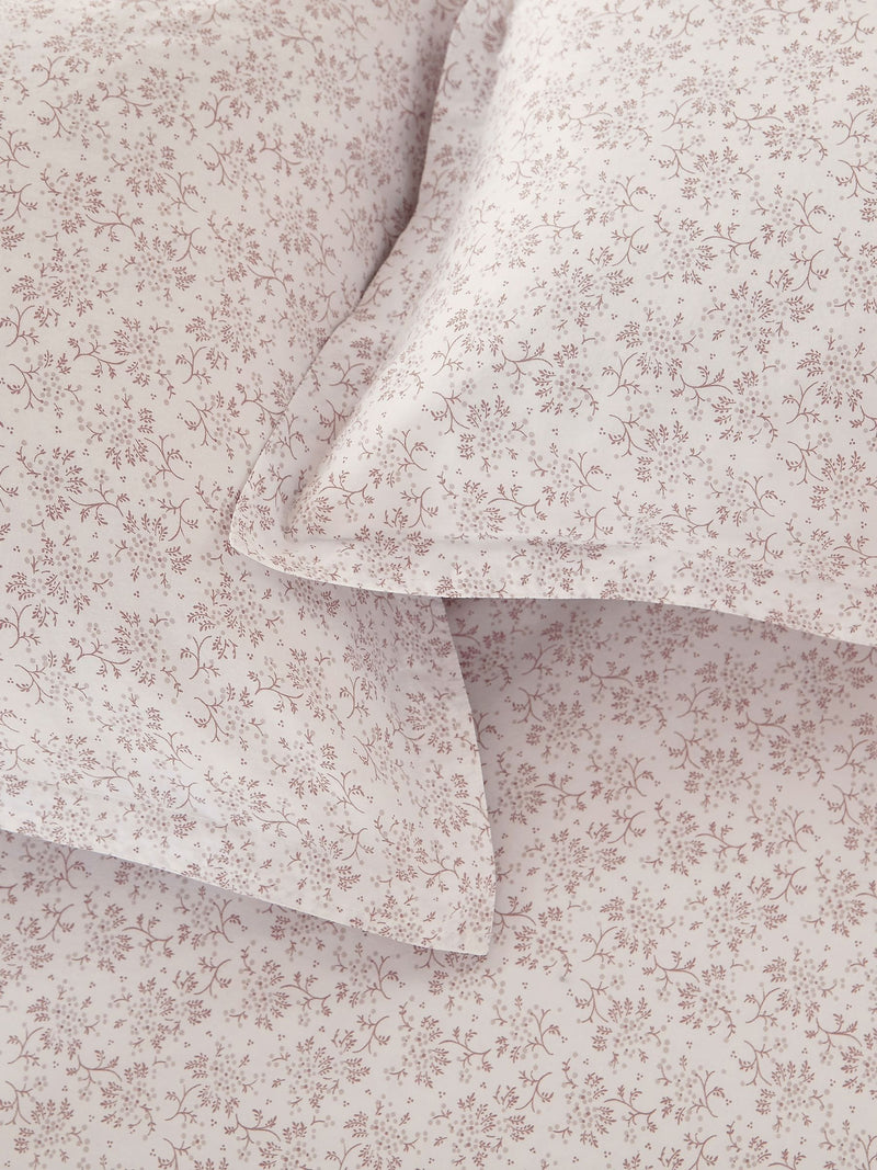 Murmur shell pink mae duvet cover and pillowcase set, imported from the UK