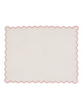 Land & Shore scalloped placemat napkins, UK version