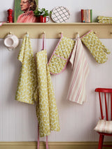 Next Land & Shore Multi Oak Leaf Print Double Oven Gloves- Buy online at McGrocer