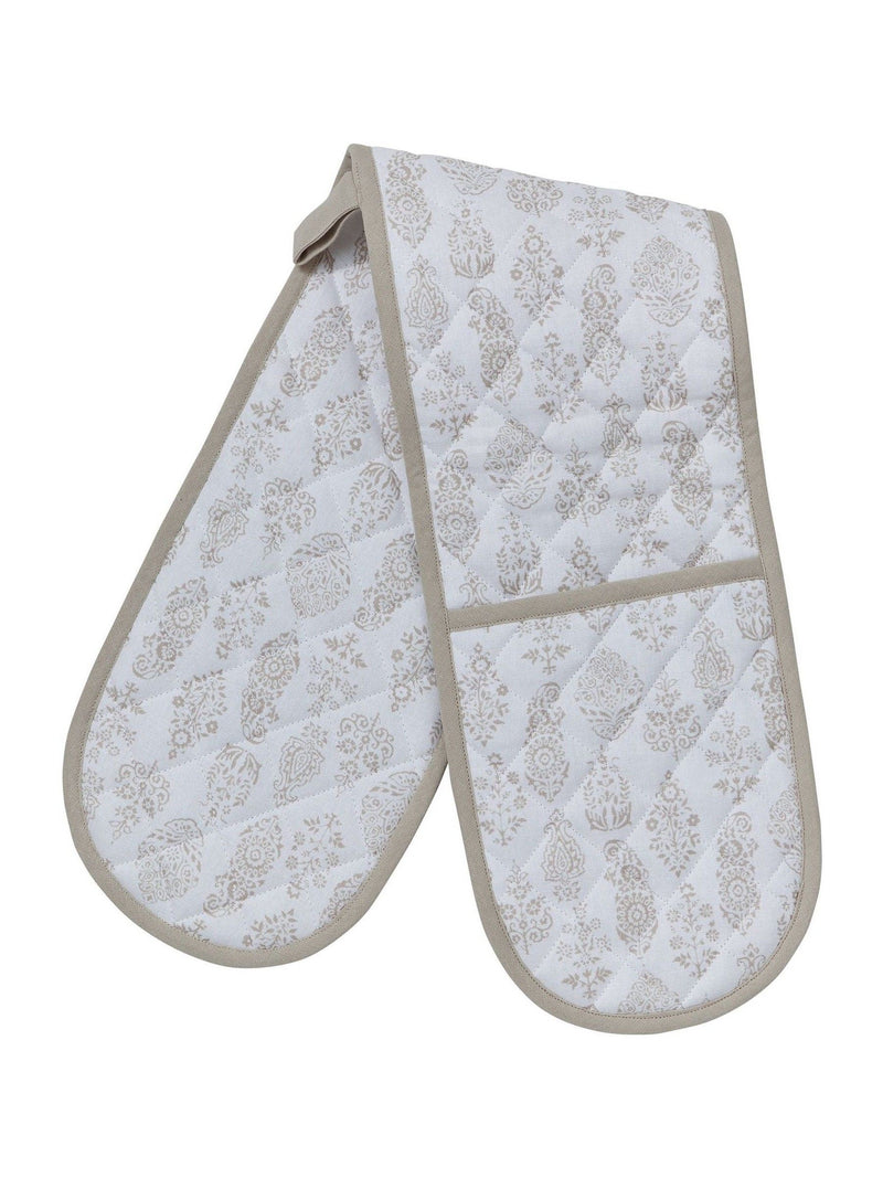 Murmur Natural Aria double oven gloves, imported from the UK